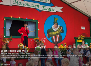 Oide Wiesn 2015 Marionettentheater